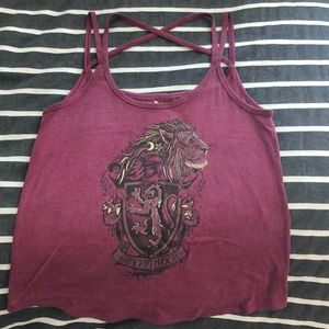 Hot topic Gryffindor tank